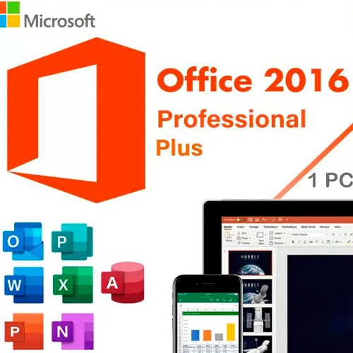 Microsoft Office 2016 Pro Plus (Lifetime License) | Instant Activation